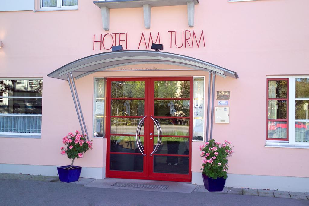 Hotel Am Turm Кауфбойрен Екстер'єр фото