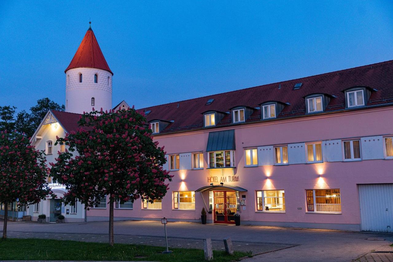 Hotel Am Turm Кауфбойрен Екстер'єр фото